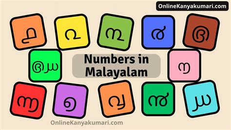 numerals meaning in malayalam|Learn how to say the numbers in Malayalam .